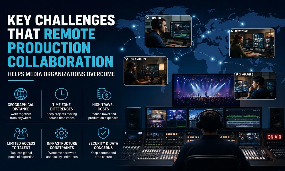 Key Challenges That Remote Production Collaboration Helps Media Organizations Overcome