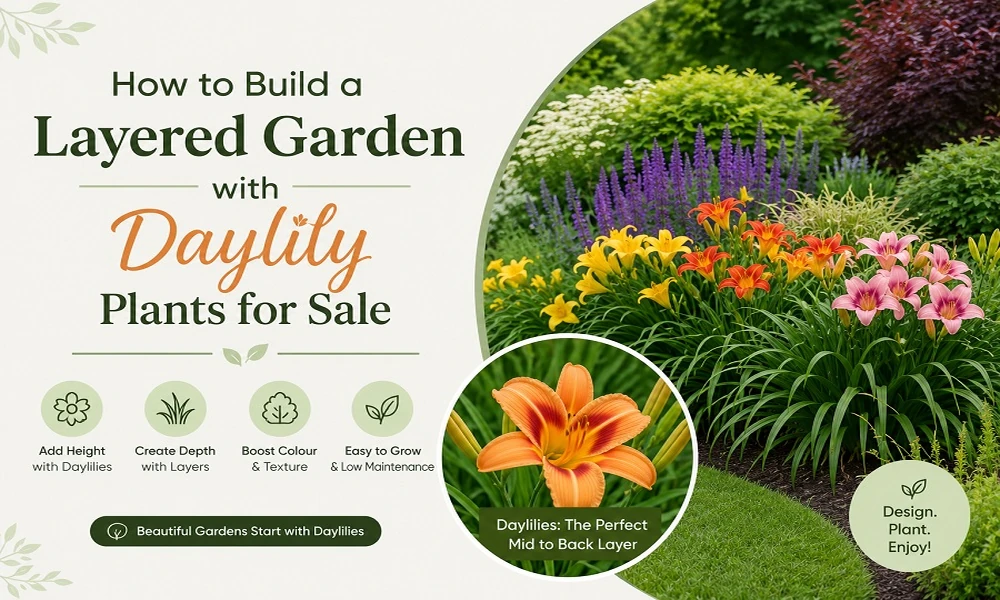 How to Build a Layered Garden with Daylily Plants for Sale